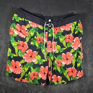 Goodfellow‎ & Co XXL Floral Swim Trunks Mens Drawstring Swimsuit Shorts